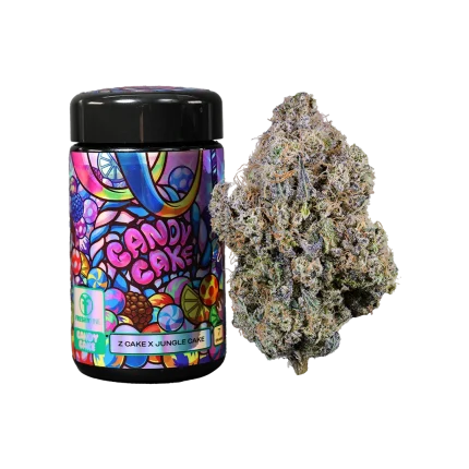 Freshy Fine Candy Cake (Zkittlez Cake x Jungle Cake) Flower Jar – 7g