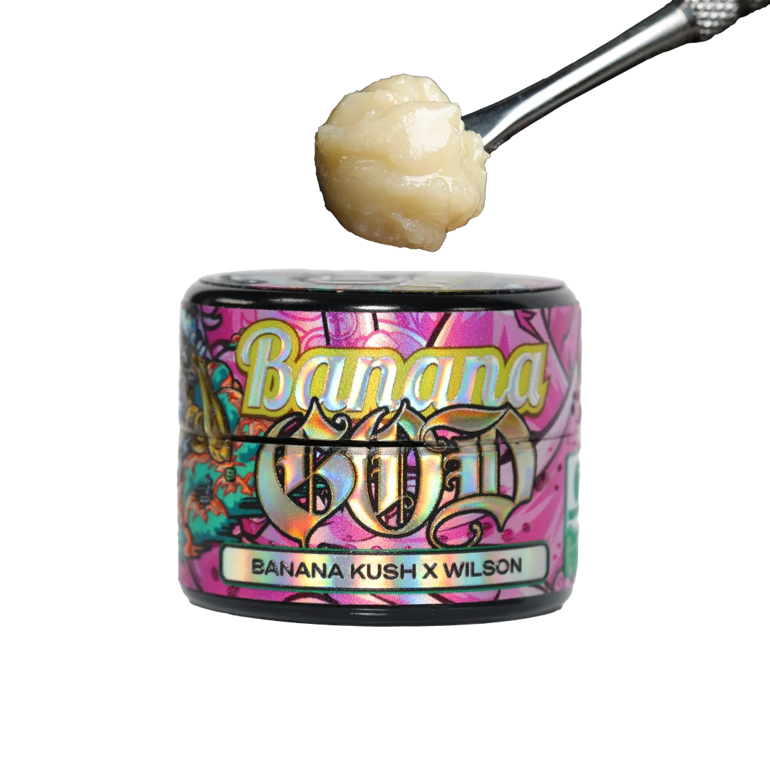 FreshyFine_BananaKush_Rosin Banana God 1g Rosin | Freshy Fine